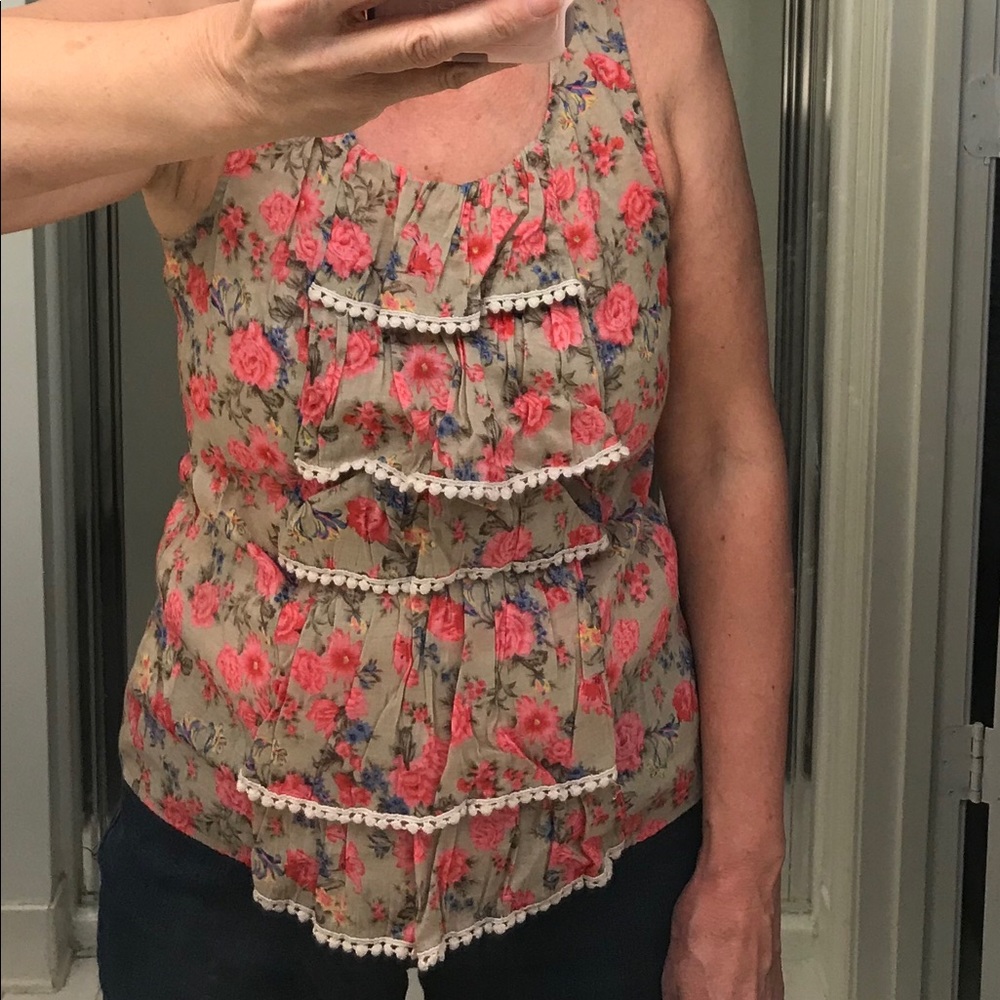 Anthropologie Ya sleeveless blouse